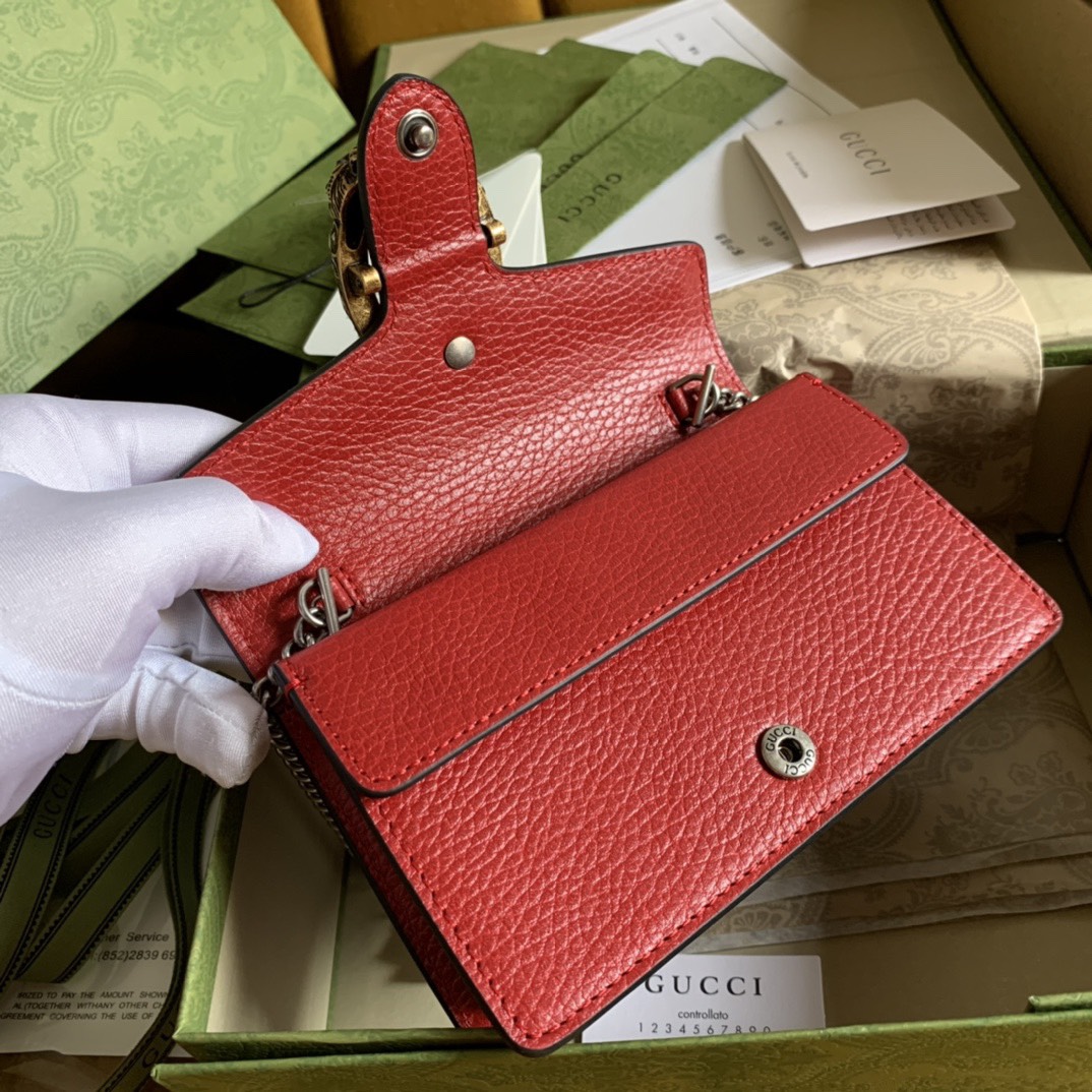 Gucci Dionysus Red Chain Bag