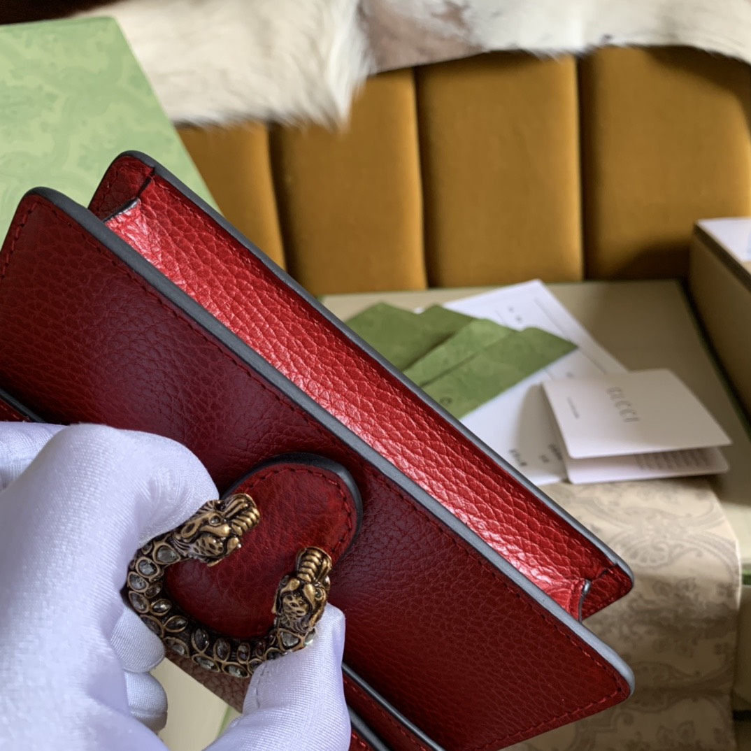 Gucci Dionysus Red Chain Bag