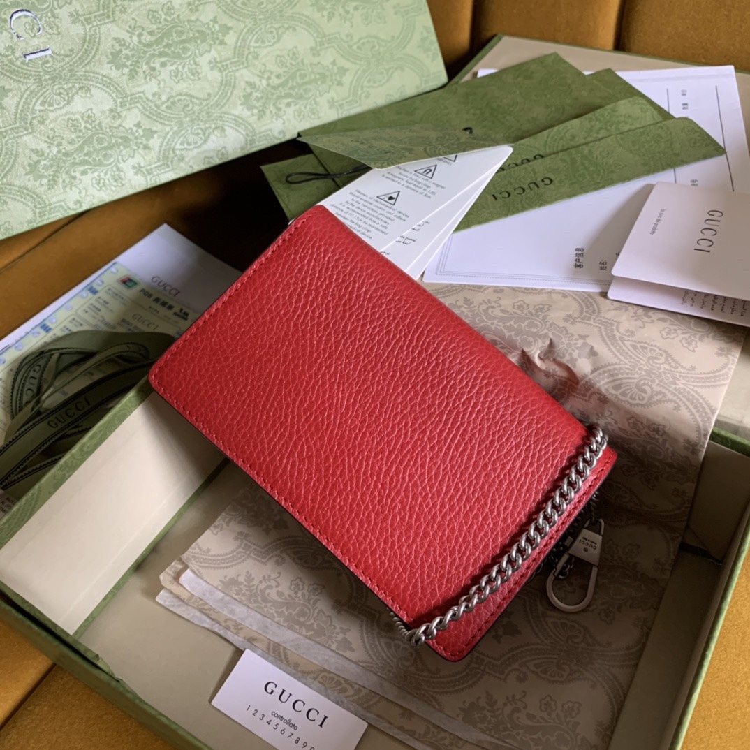 Gucci Dionysus Red Chain Bag
