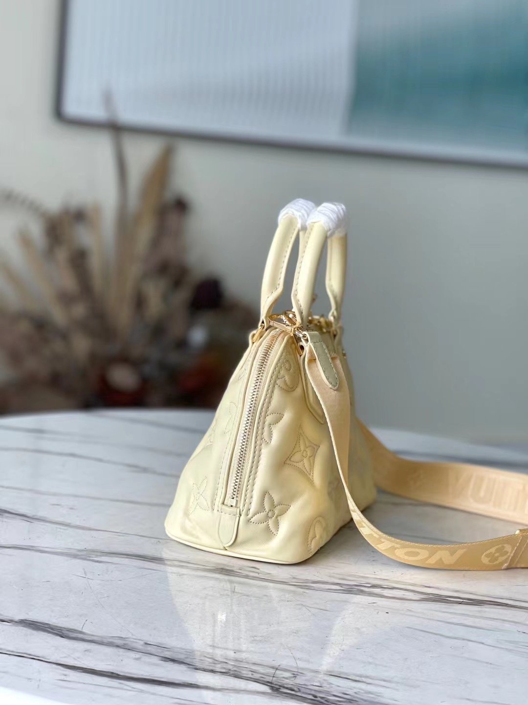 Louis Vuitton LV Alma BB Calfskin Handbag