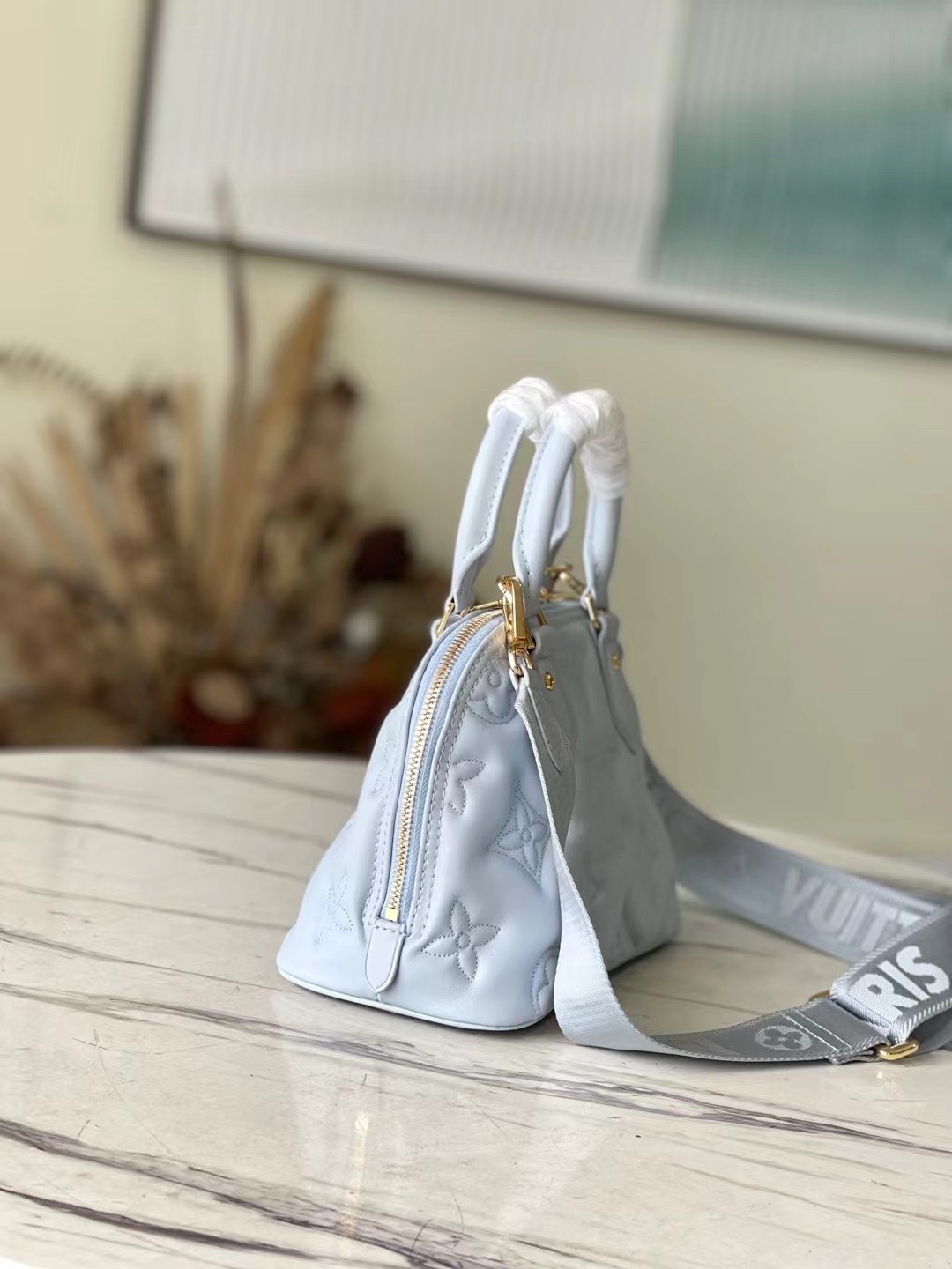 Louis Vuitton LV Alma BB Calfskin Handbag