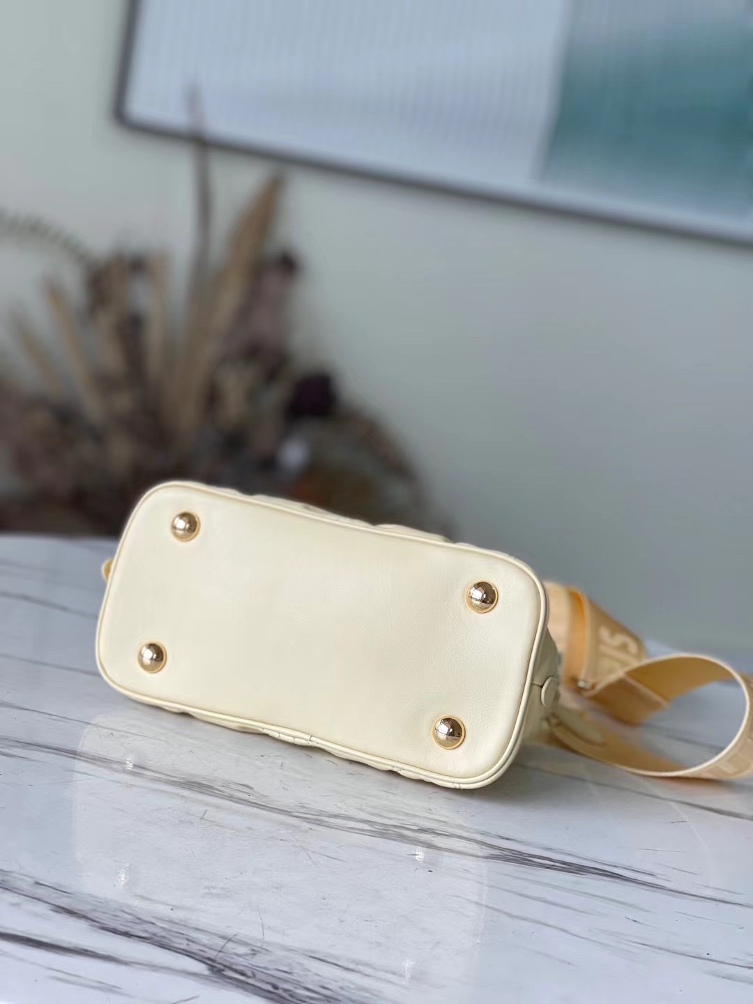 Louis Vuitton LV Alma BB Calfskin Handbag