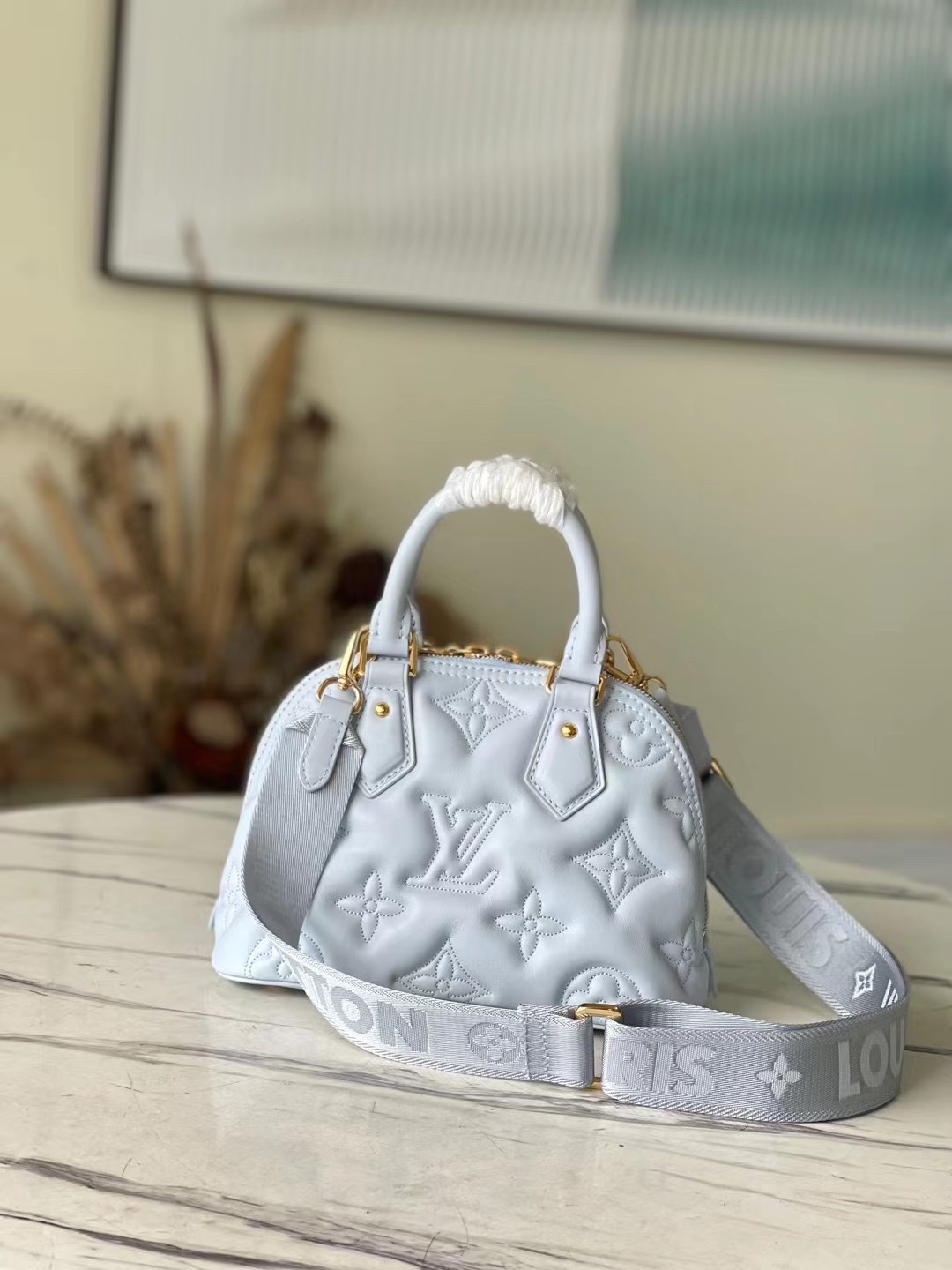 Louis Vuitton LV Alma BB Calfskin Handbag