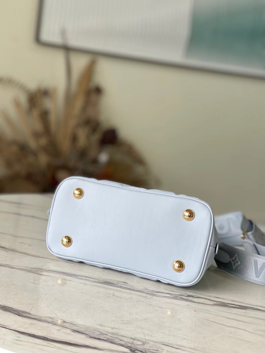 Louis Vuitton LV Alma BB Calfskin Handbag