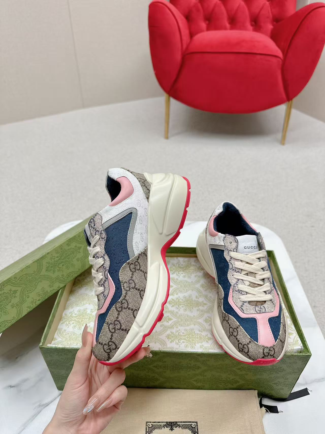 Gucci Luxurious Sneakers.