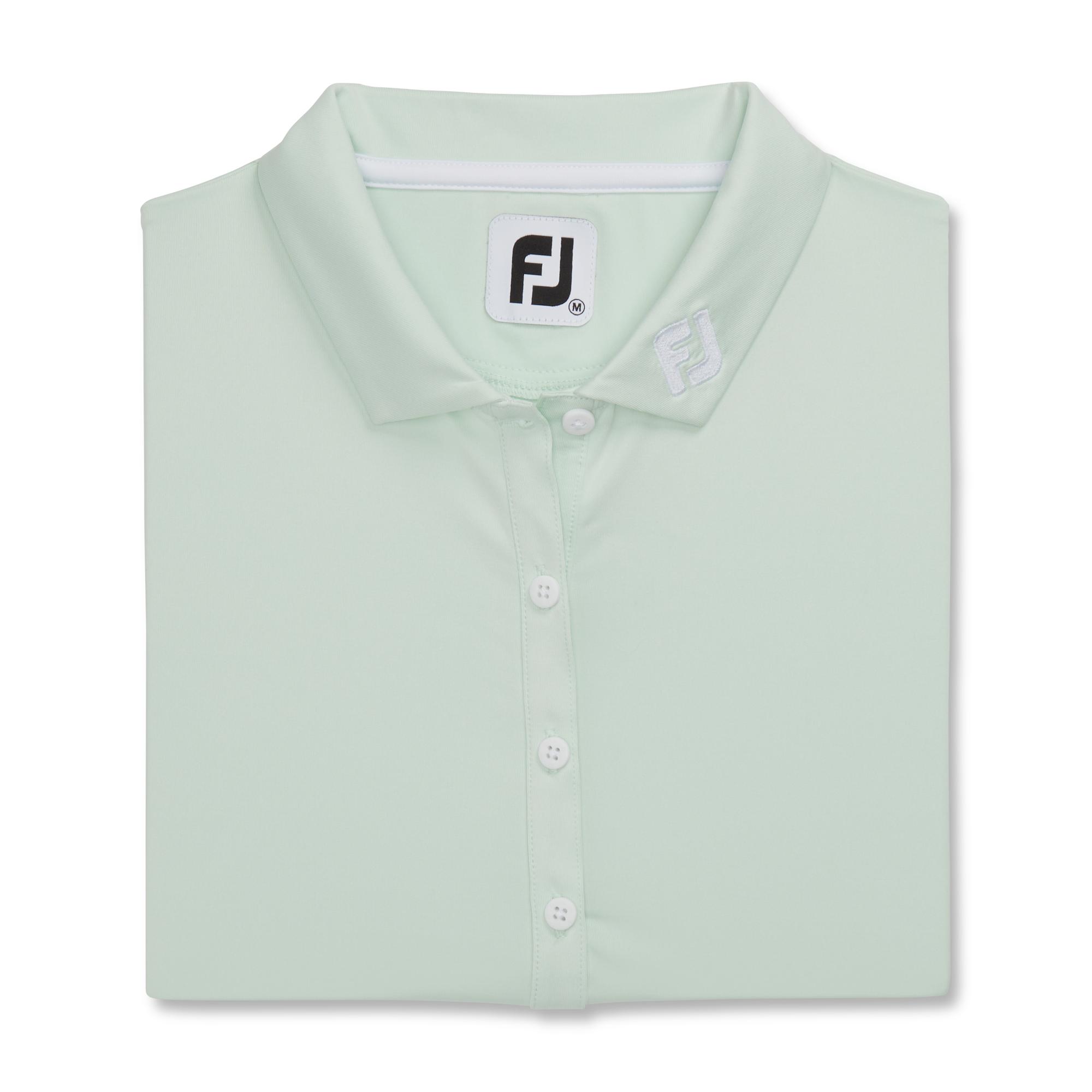 Solid Lisle Self Collar - FJ Tour Logo Women