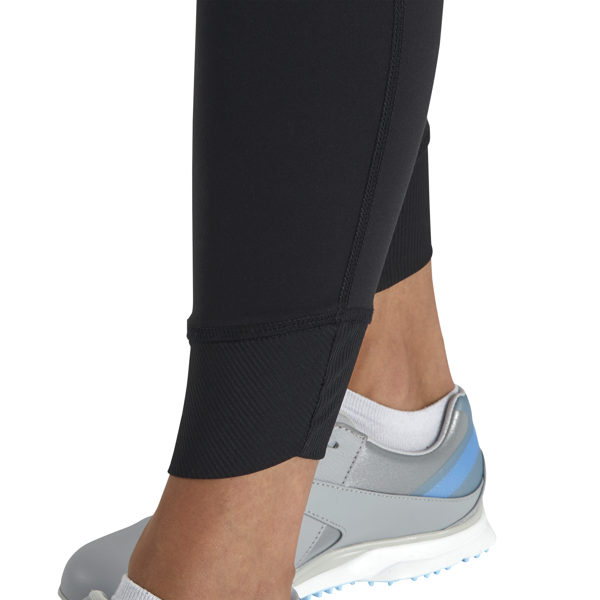 Ankle Length Rib Block Leggings Women