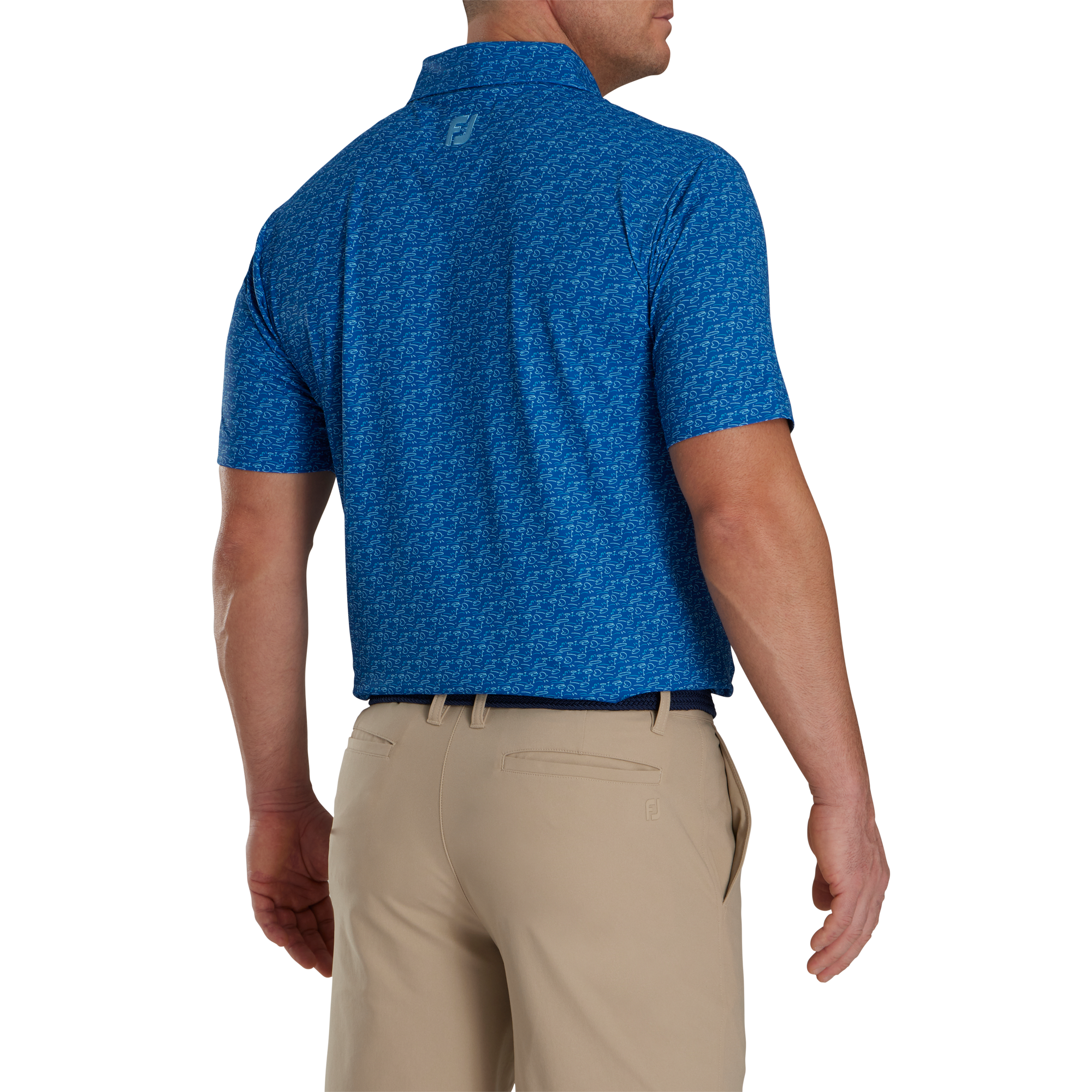 Golf Course Doodle Pique