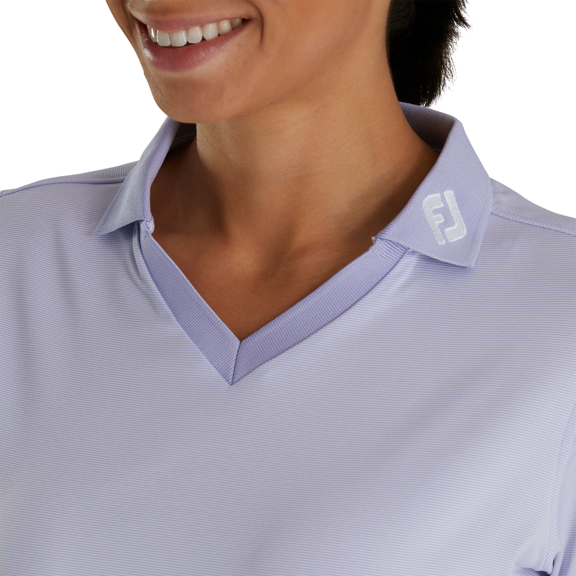 End On End Open Collar- FJ Tour Logo Women