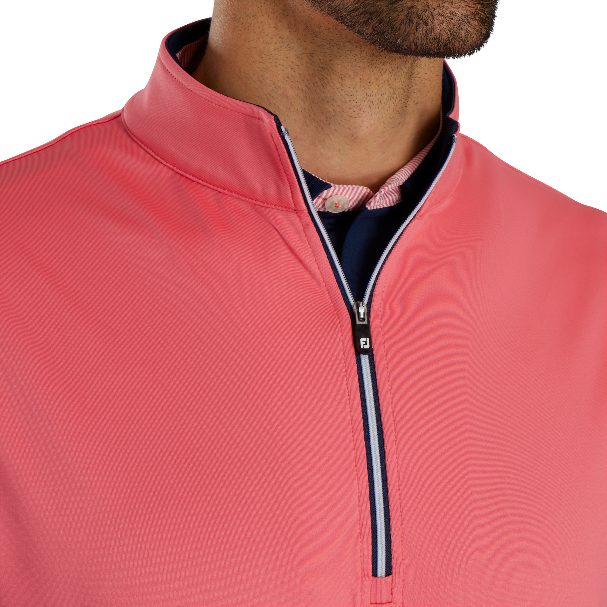 Half-Zip Jersey Vest