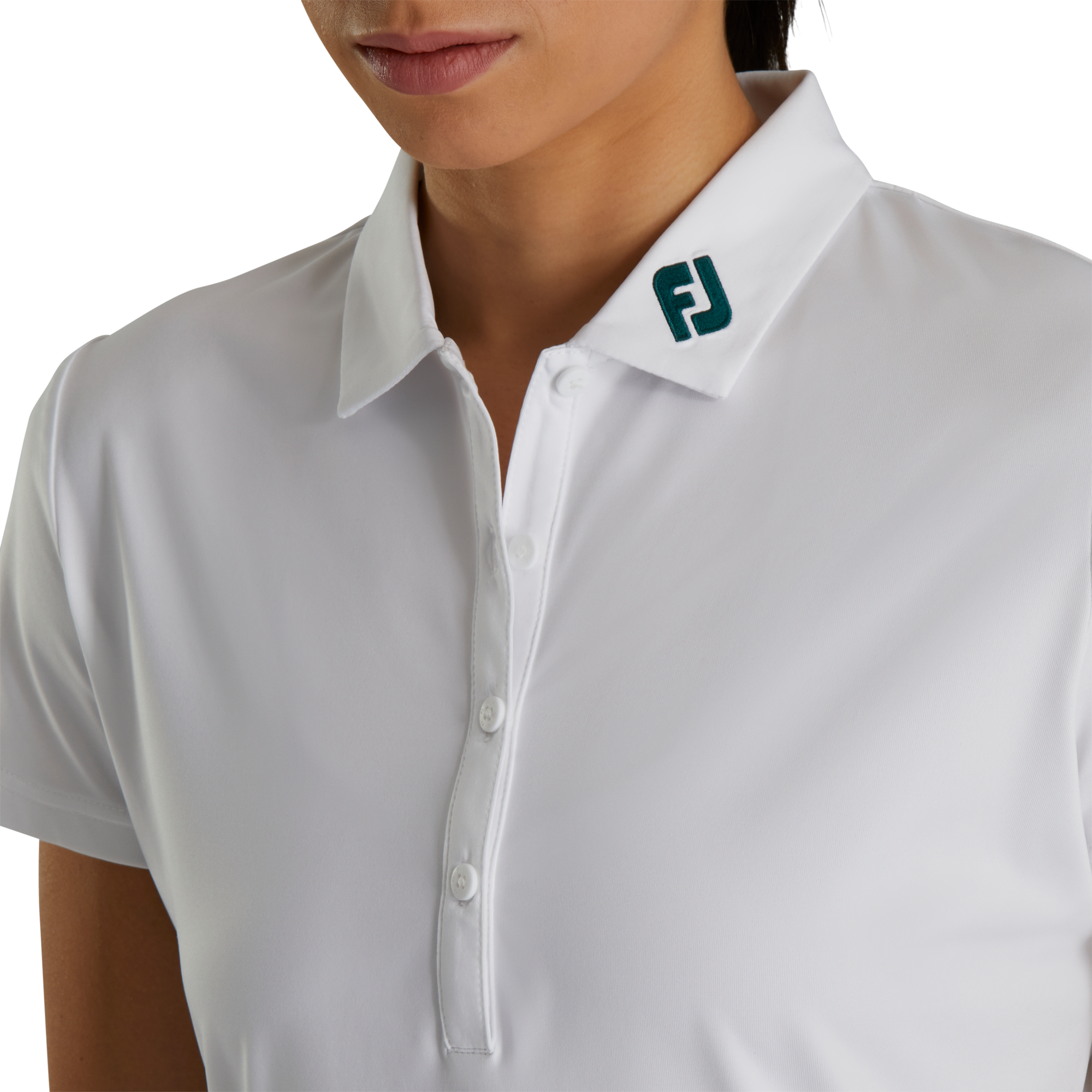 Solid Lisle Self Collar Women - FJ Tour Collar