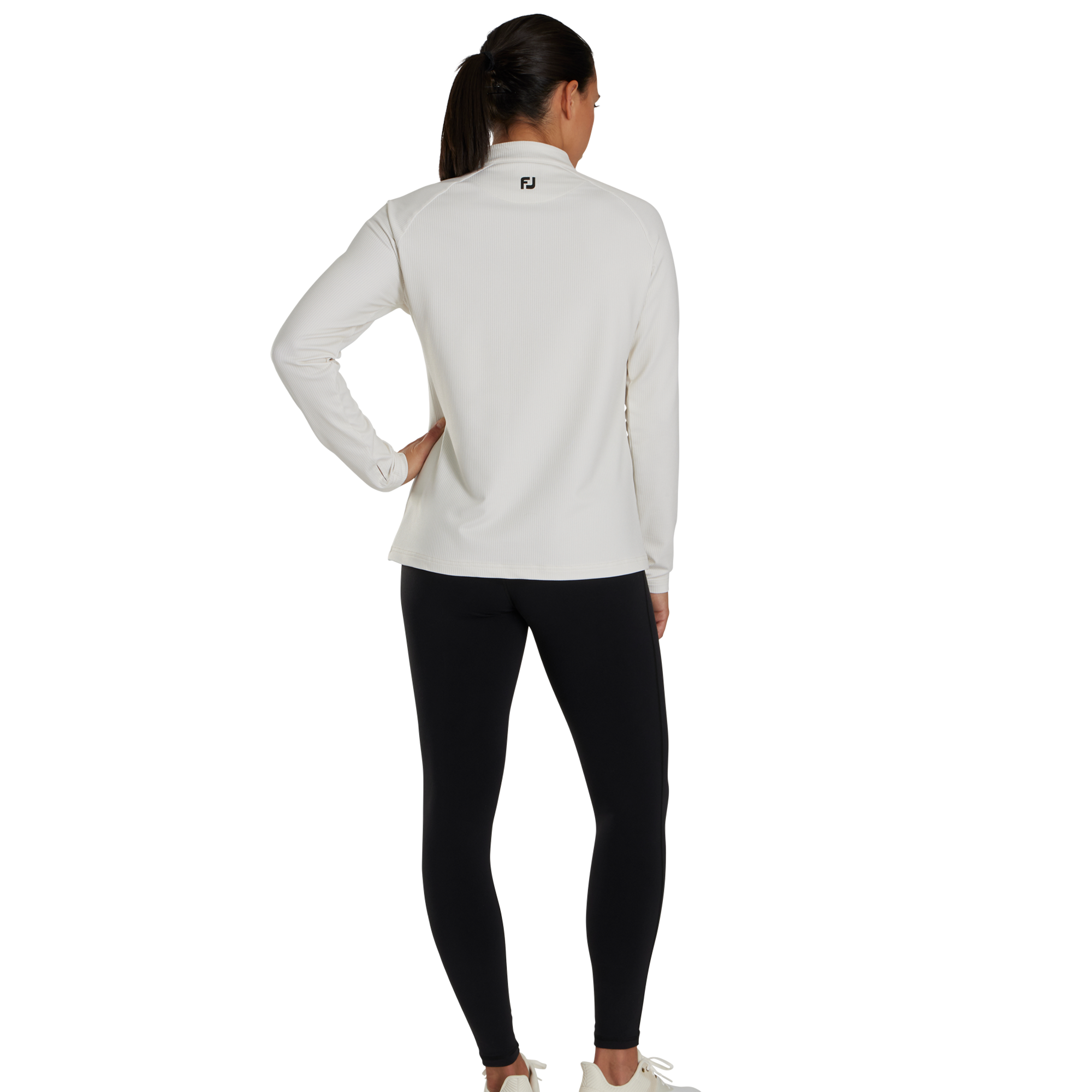 Quarter-Zip Rib Mid-Layer Women