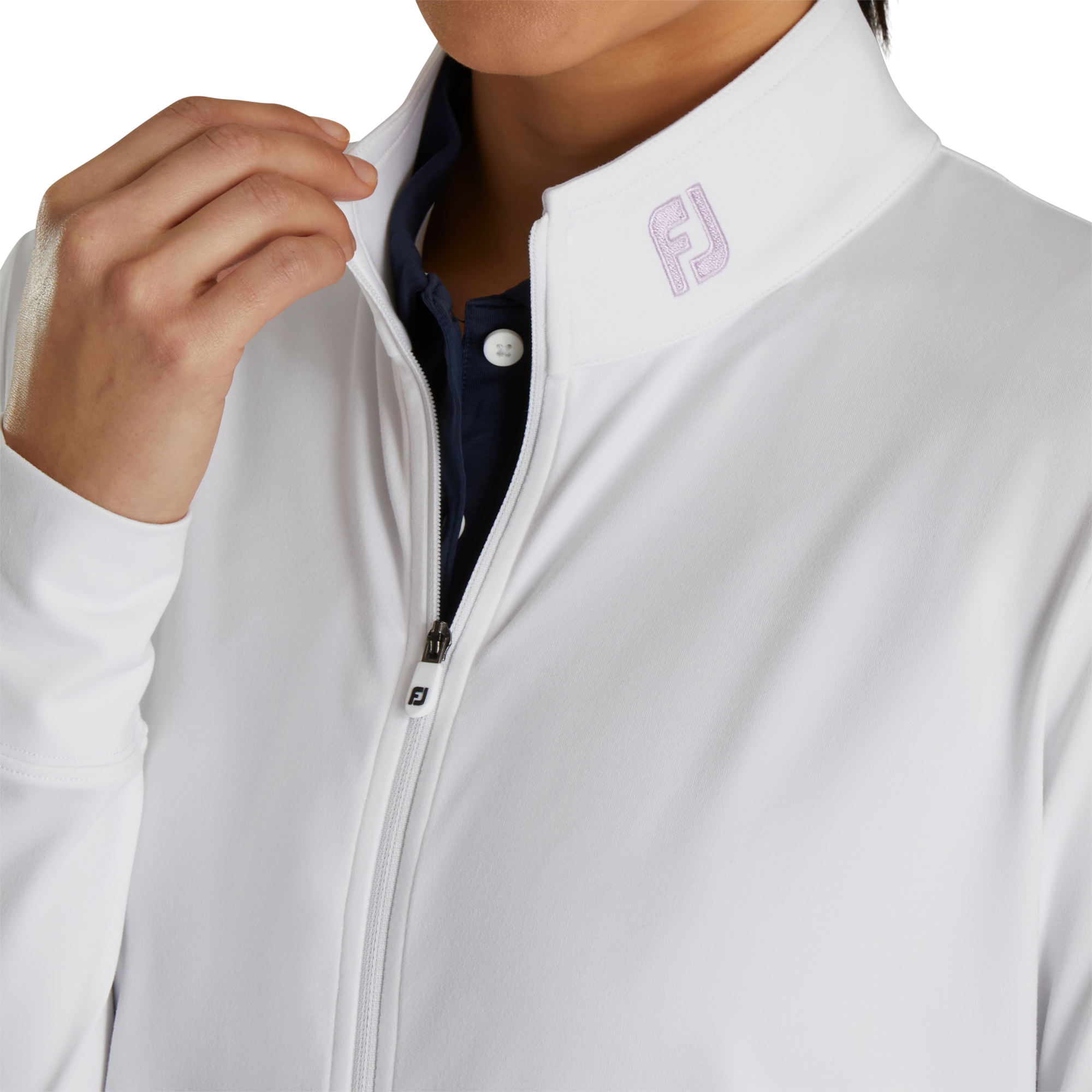 Full-Zip Knit Mid-Layer Women - FJ Tour Collar