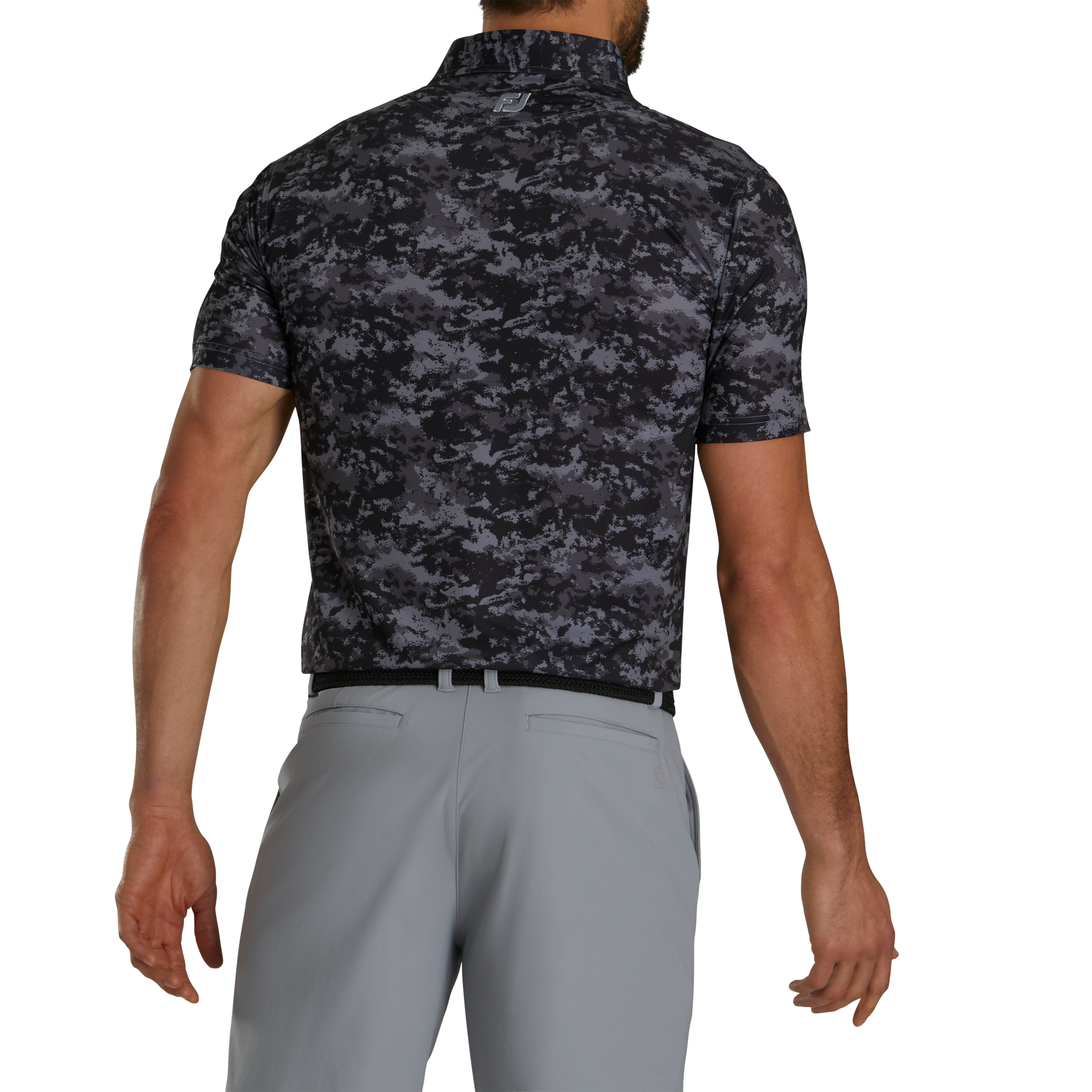 Athletic Fit Cloud Camo Lisle
