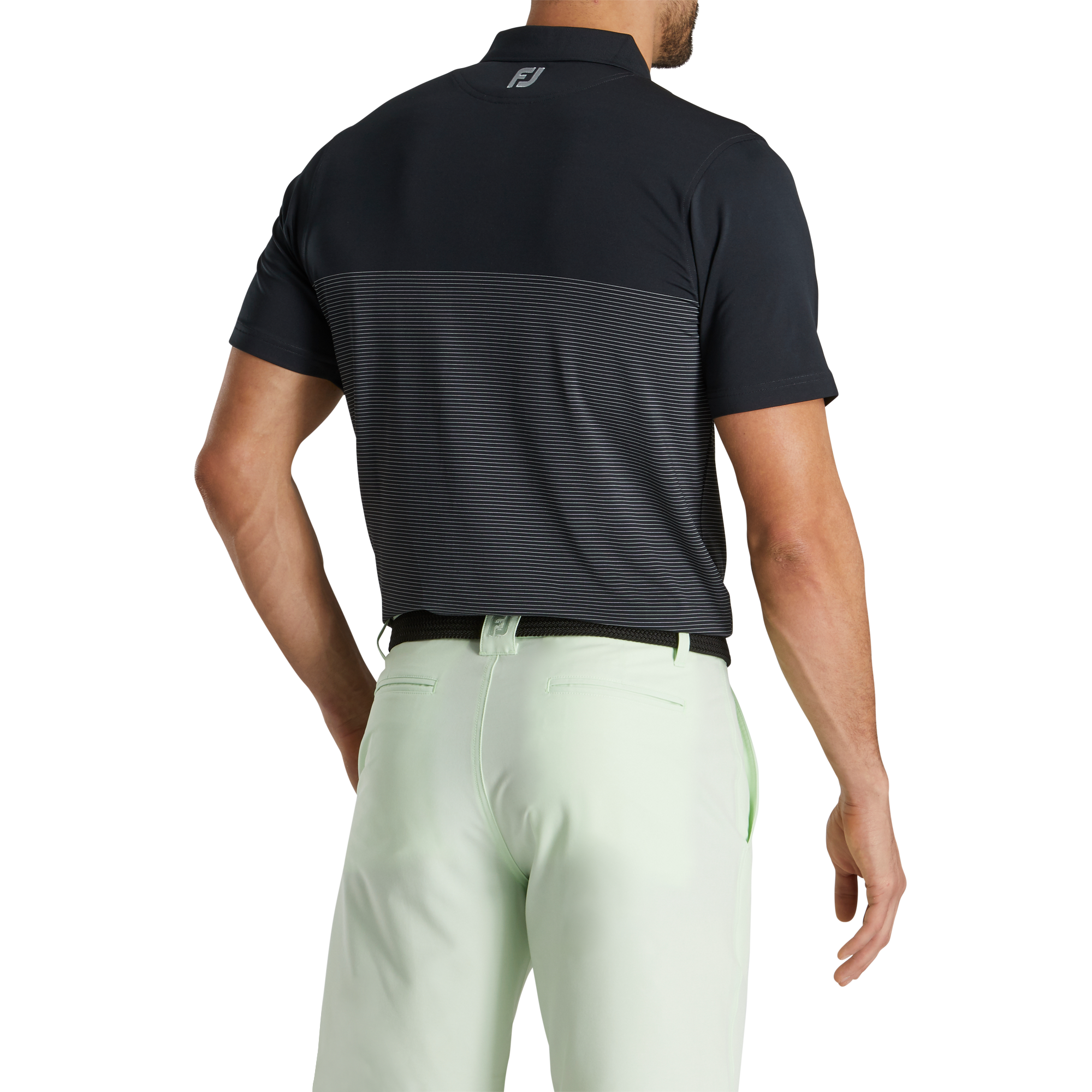 Lisle Engineered Pin Stripe Self Collar-Previous Season Style