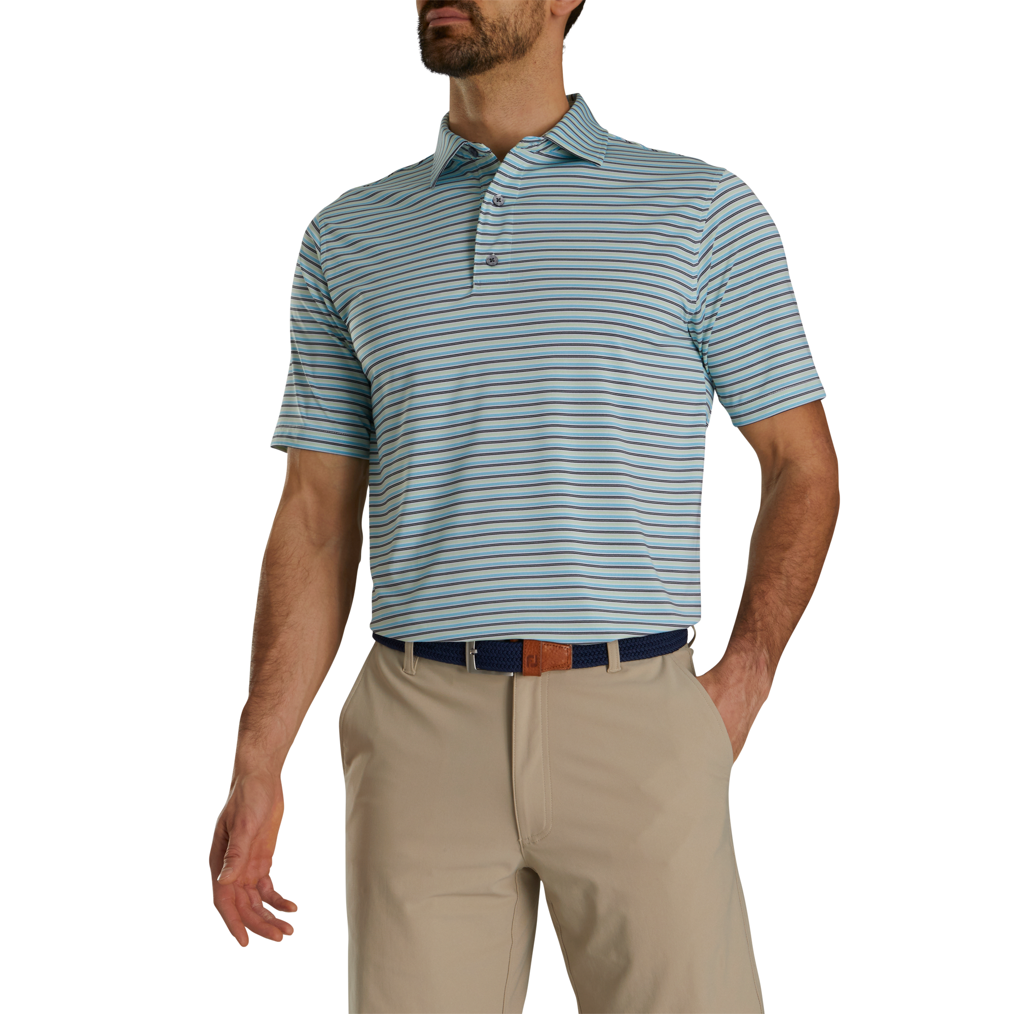 Multi-Pinstripe Lisle Self Collar-Previous Season Style