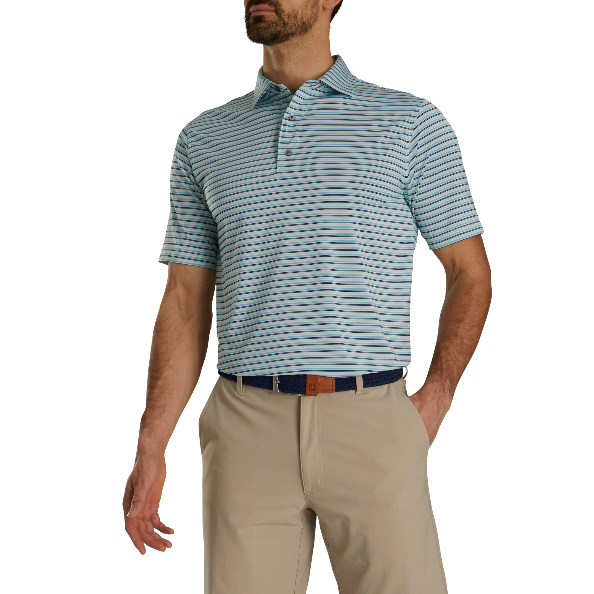 Multi-Pinstripe Lisle Self Collar-Previous Season Style