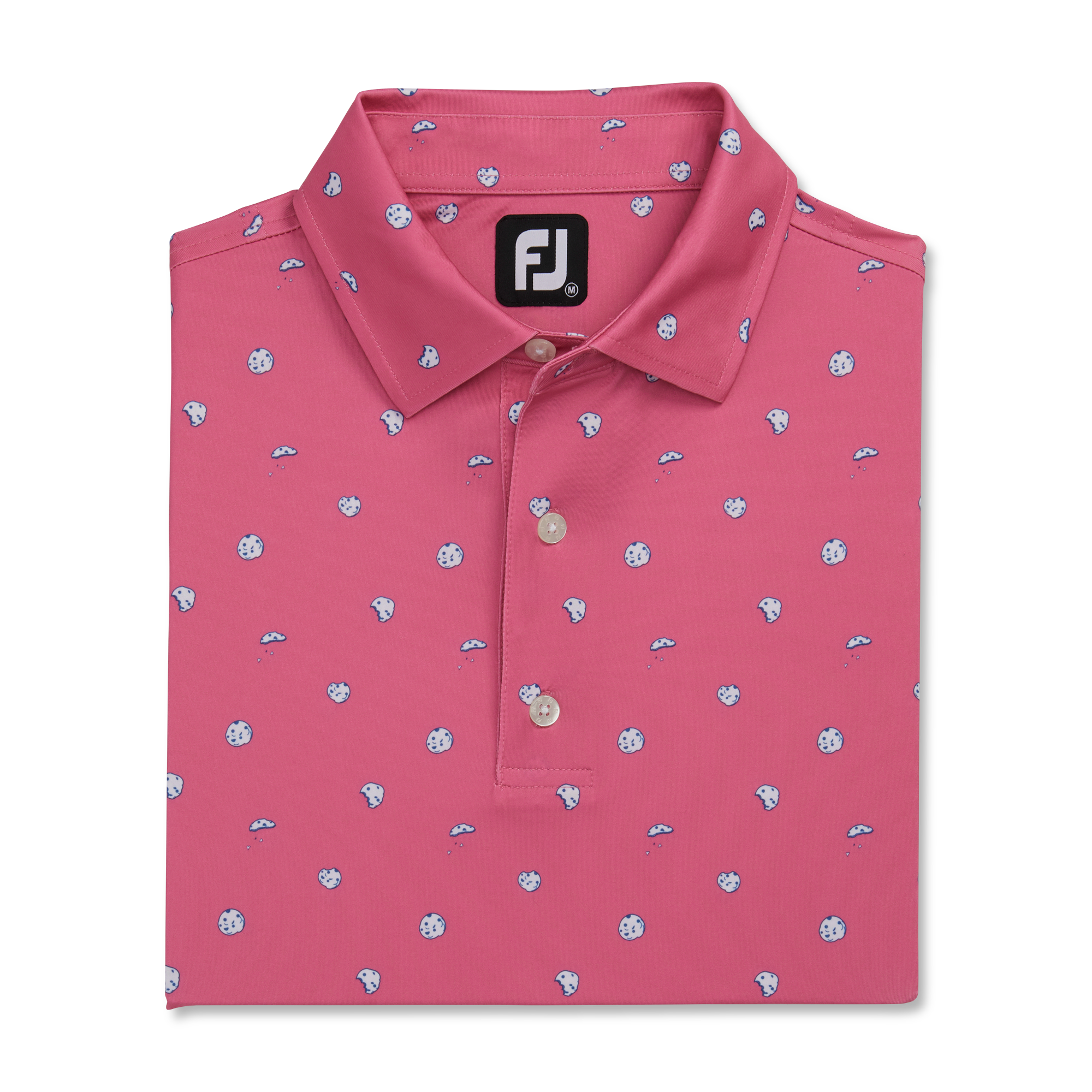 Cookie Print Lisle Self Collar-Previous Season Style