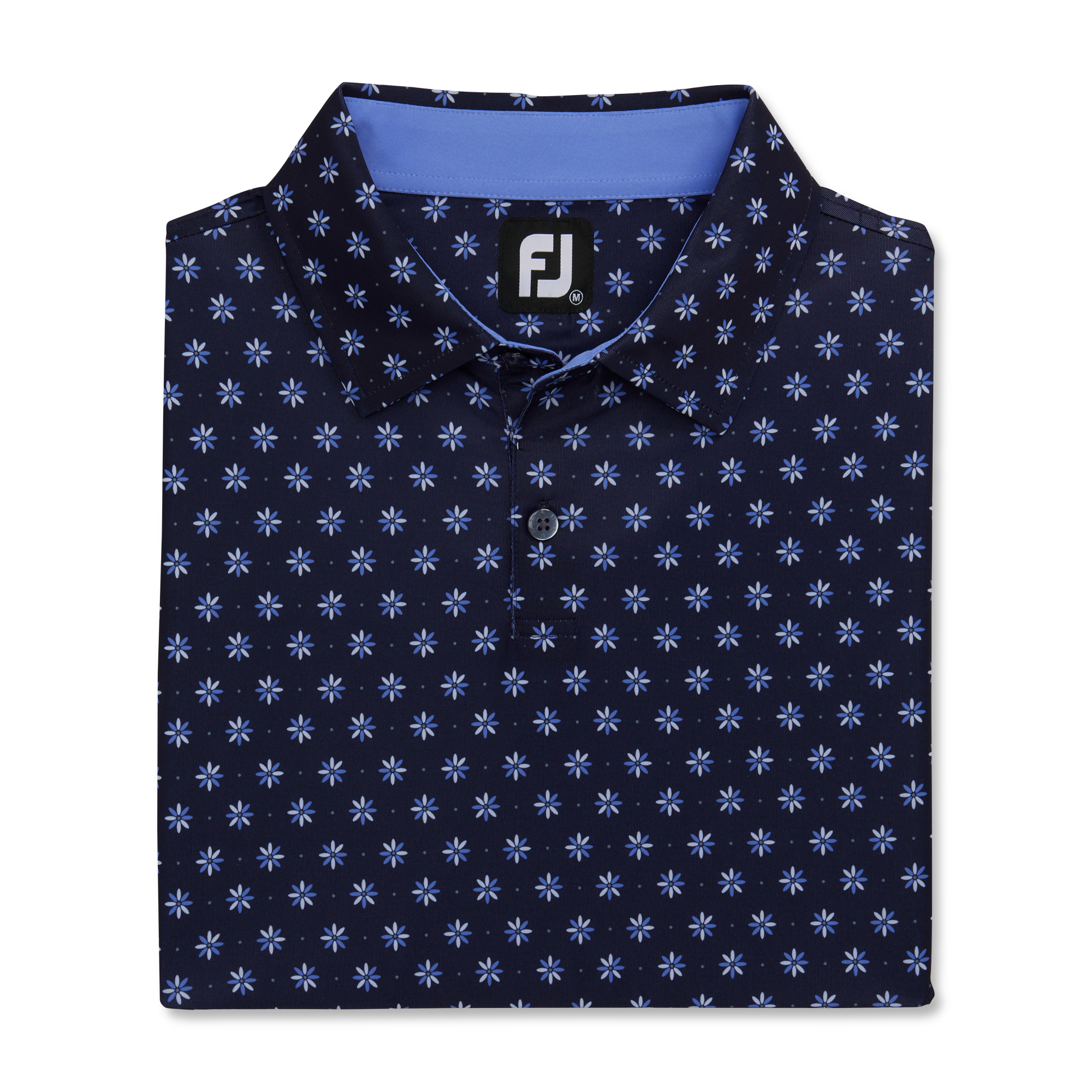 Flower Foulard Lisle Self Collar-Previous Season Style