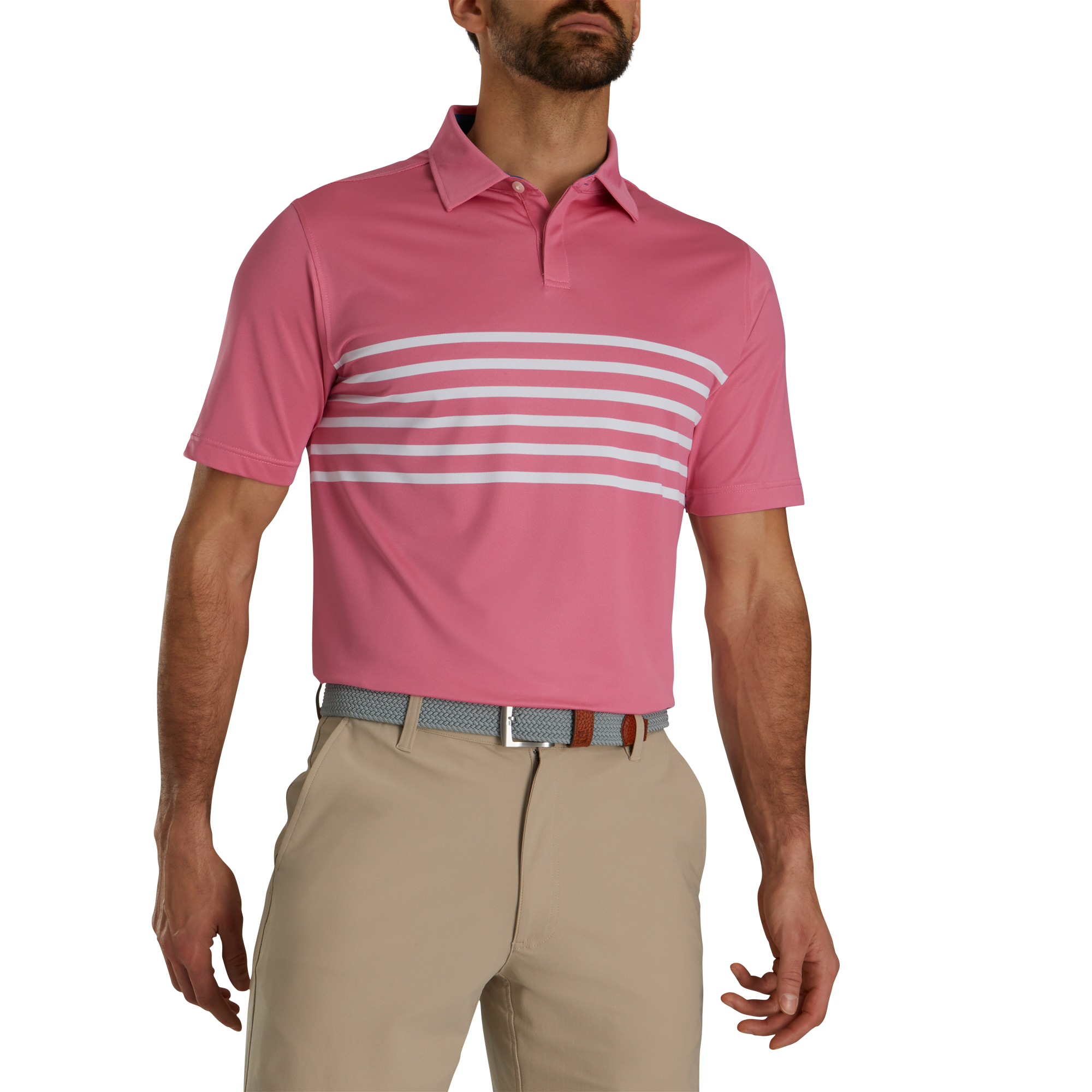Modern Engineering Stretch Pique Self Collar-Previous Season Style