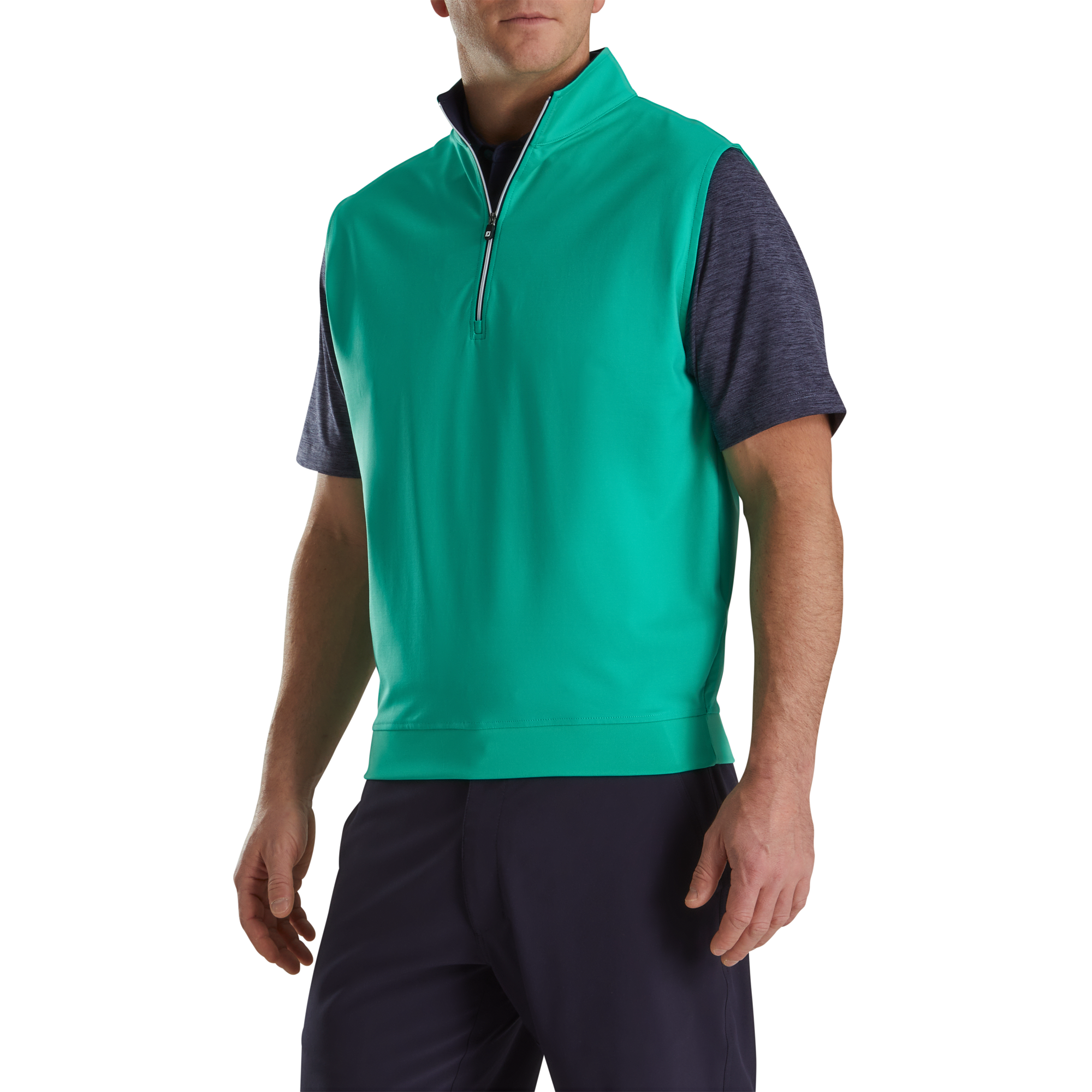 Half-Zip Jersey Vest-Previous Season Style