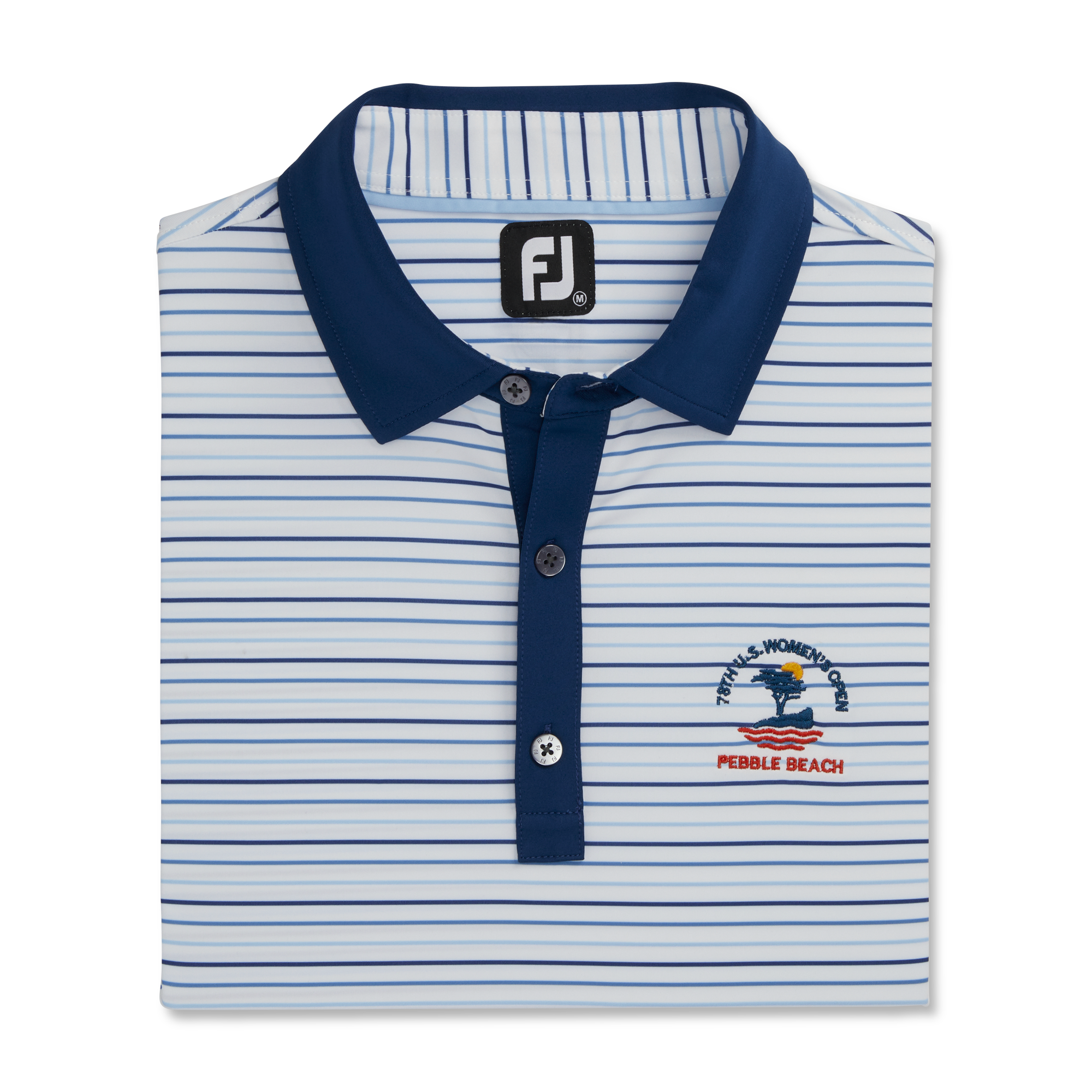 2023 U.S. Women's Open Stripe Lisle Self Collar-Previous Season Style