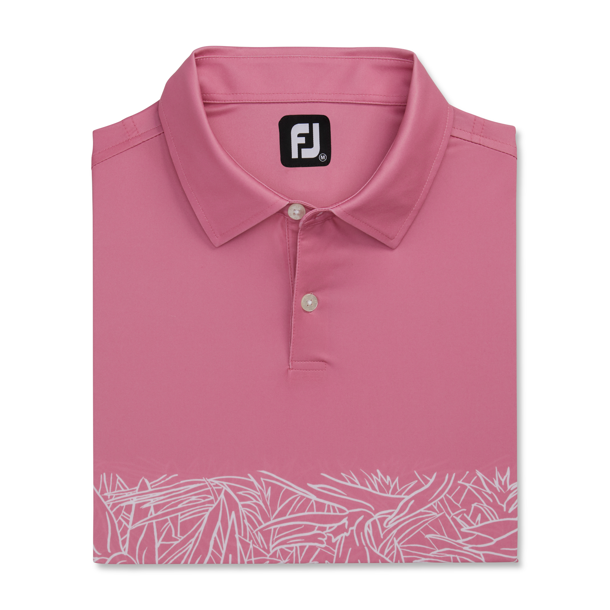 Tropical Chestband Lisle Self Collar-Previous Season Style