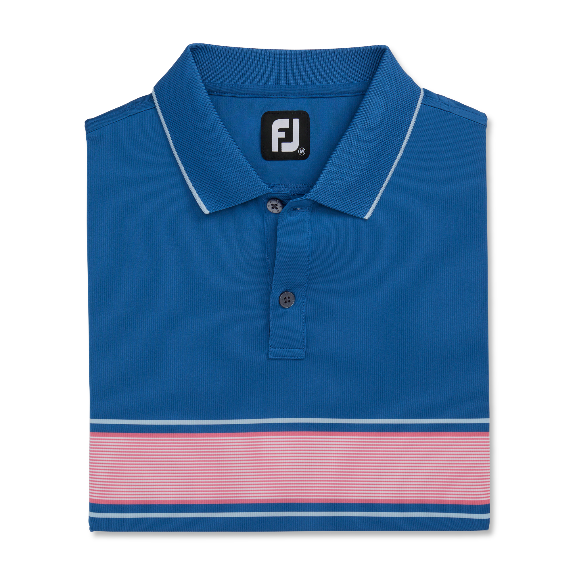 Engineered Pin Stripe Lisle Knit Collar-Previous Season Style