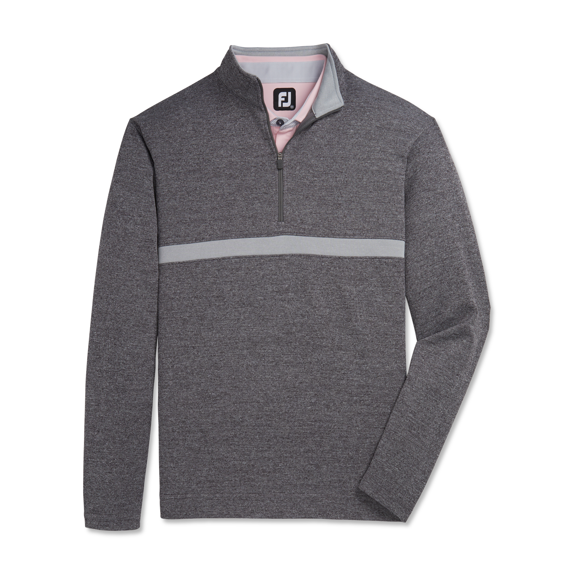 Inset Stripe Mid-Layer Flat Back Rib