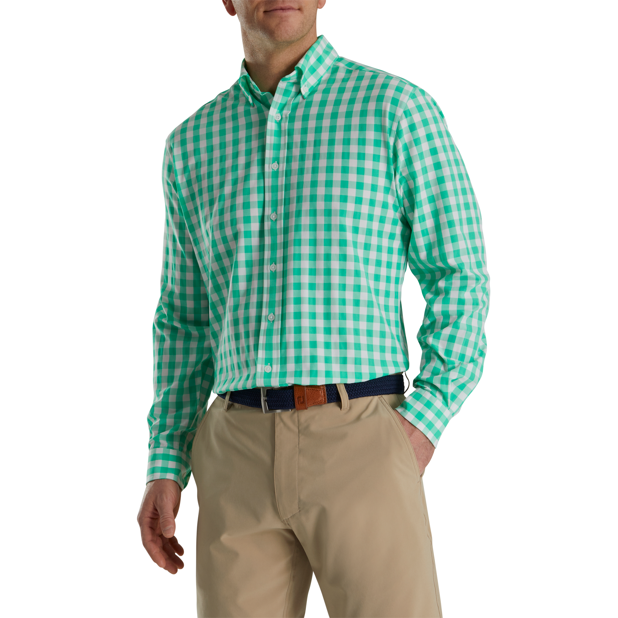 Stretch Woven Gingham-Previous Season Style