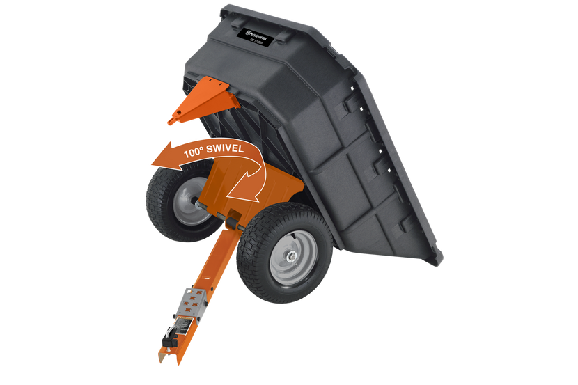 12.5 cu. ft. Poly Swivel Utility Dump Cart