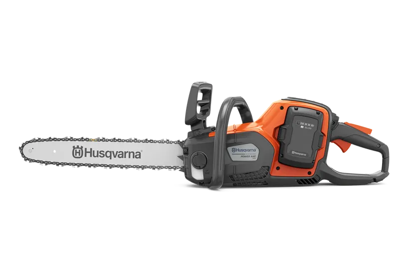 Power Axe 350i cordless chainsaw with battery and charger