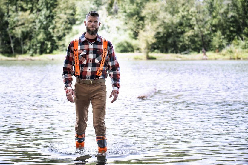 Husqvarna Rubber Chainsaw Logging Boots