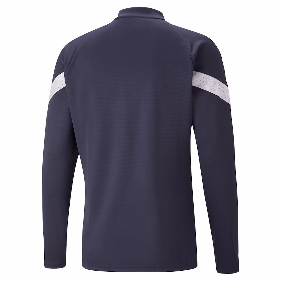 Olympique de Marseille Training 1/4 Zip Top - Dark Blue