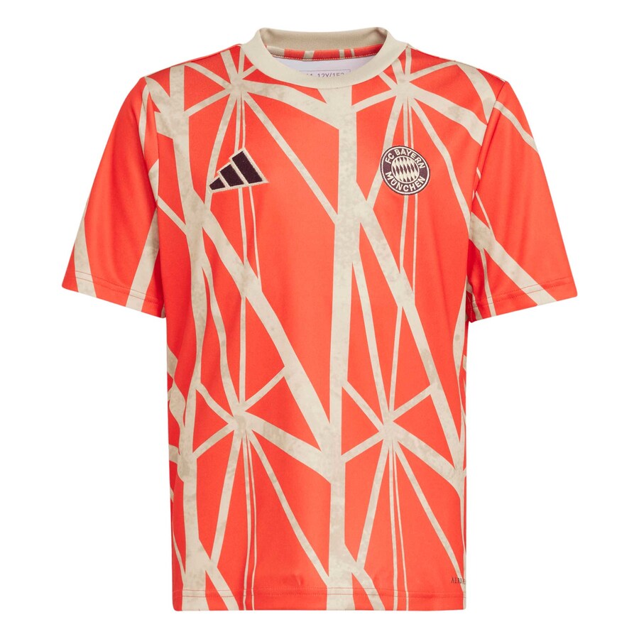 Bayern adidas Pre Match T Shirt - Red