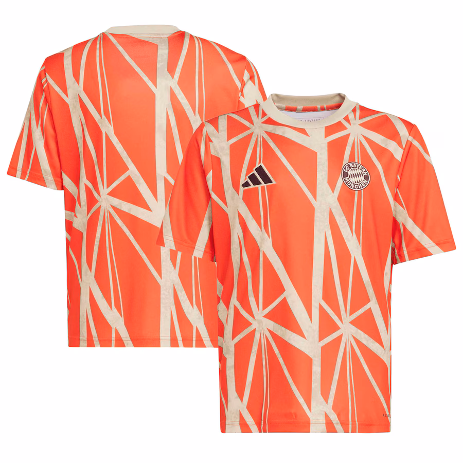 Bayern adidas Pre Match T Shirt - Red