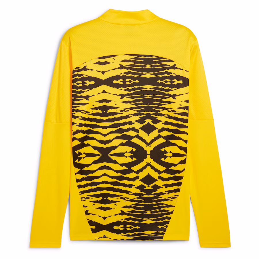 Borussia Dortmund PUMA Prematch Sweat Top - Yellow