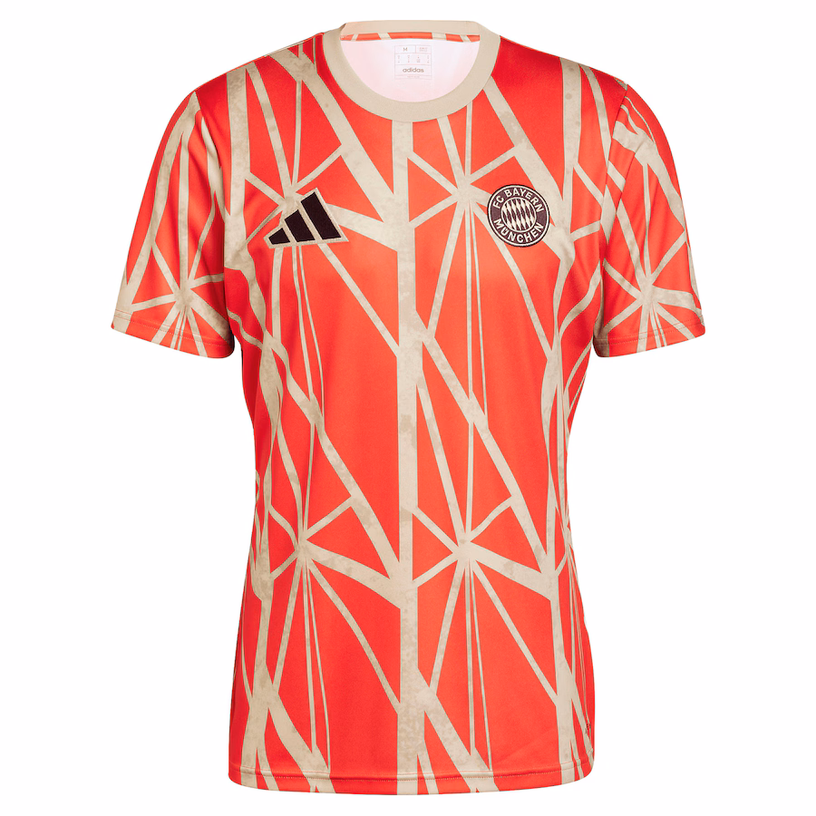 Bayern adidas Pre Match T Shirt - Red