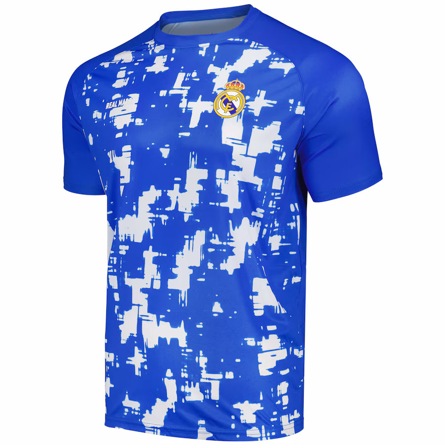 Real Madrid Polyester T-Shirt - Blue/White - Mens