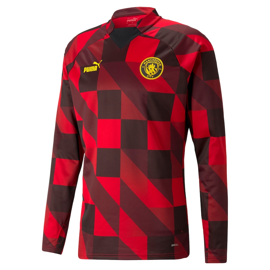 Manchester City Prematch Sweat Top - Red