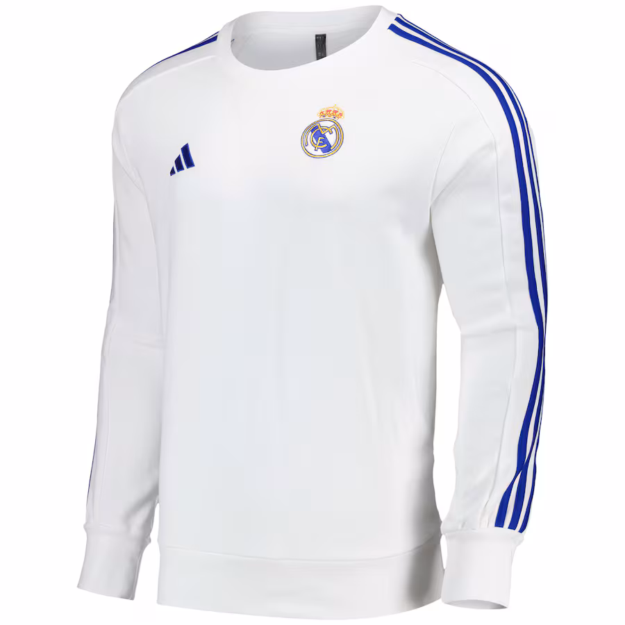 Real Madrid adidas DNA Sweatshirt - White