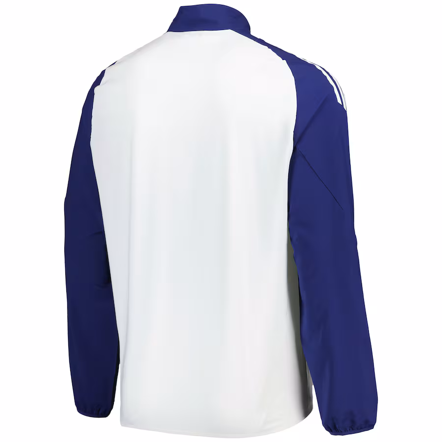 Olympique Lyon adidas Presentation Jacket - White
