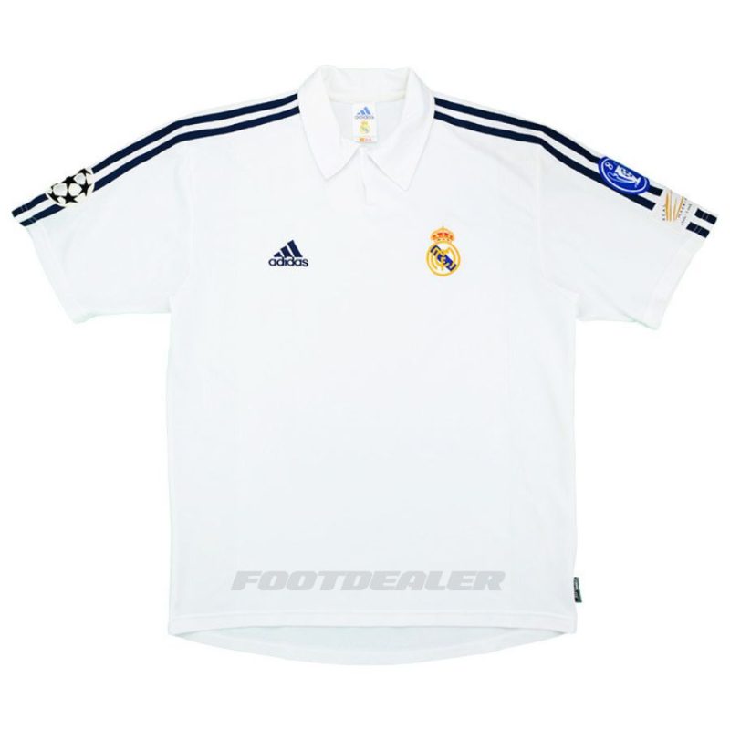 2001–2002 Retro Real Madrid Home Jersey