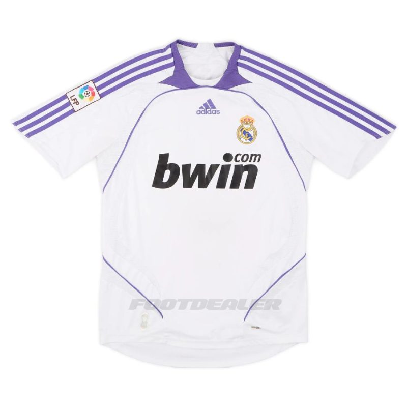 2007–2008 Retro Real Madrid Home Jersey