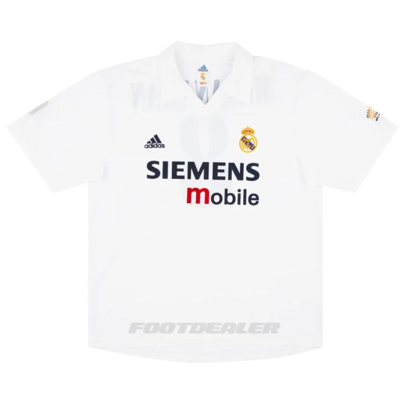 2002–2003 Retro Real Madrid Home Jersey