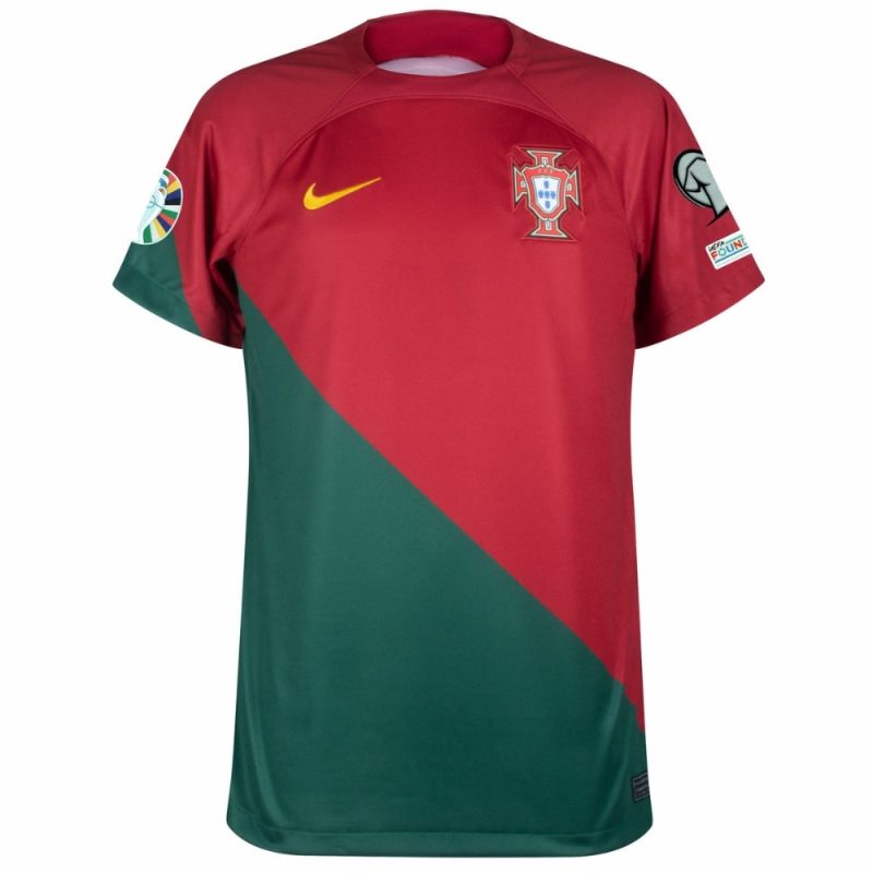 Portugal home jersey for the 2024 European Cup qualifiers
