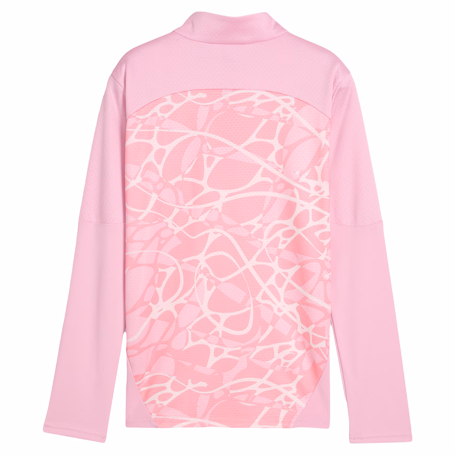 Manchester City PUMA Pre Match Quarter Zip Top - Pink