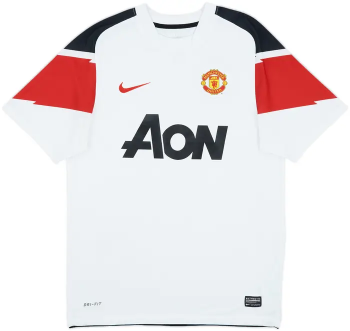 10–12 Retro Manchester United Away Jersey