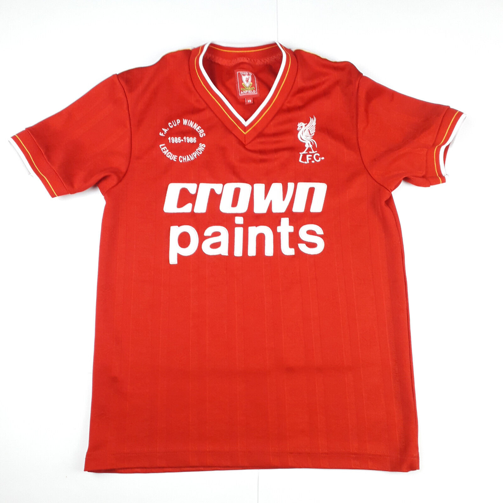 1985–1986 Retro Liverpool Home Jersey