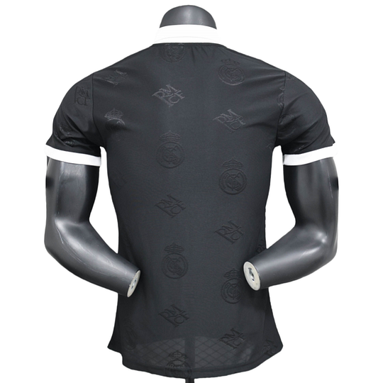 Real Madrid Men's Polo Shirt Black 25-26